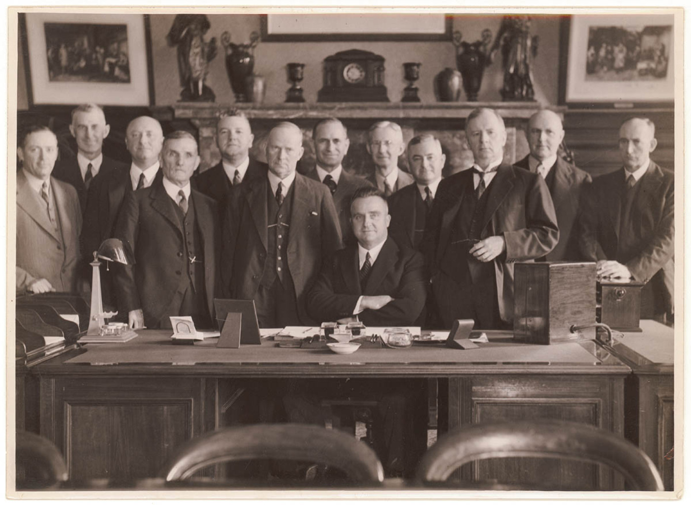 Sir Bertram Stevens with cabinet colleagues in 1939
